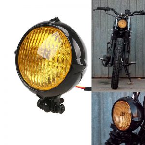 Cool Black Retro Headlights for Electric Cars - Stylish & Unique Lighting