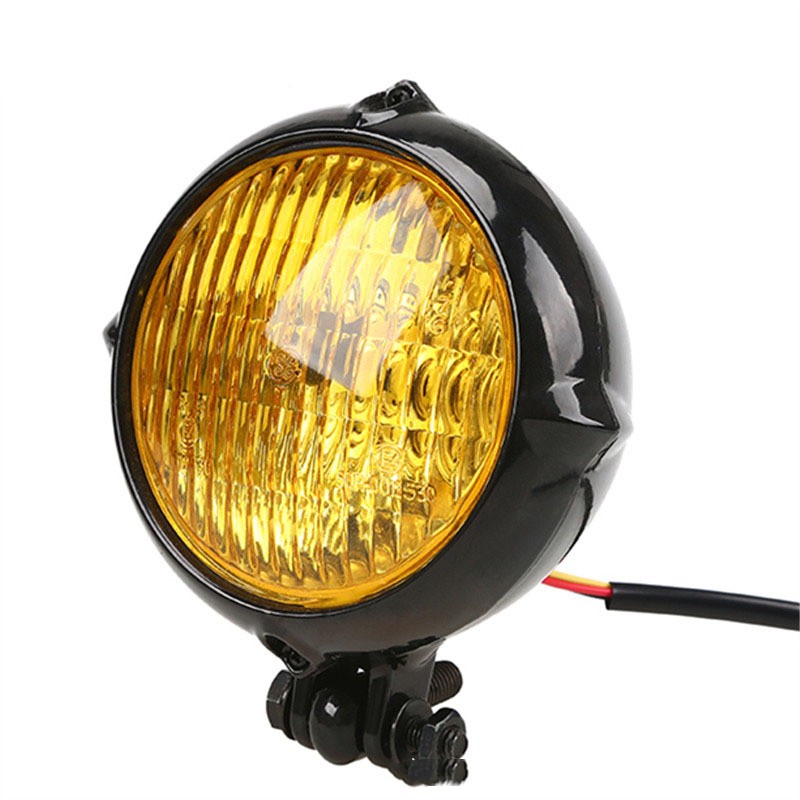Cool Black Retro Headlights for Electric Cars - Stylish & Unique Lighting - Image 2