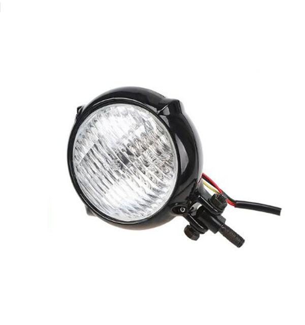 Cool Black Retro Headlights for Electric Cars - Stylish & Unique Lighting - Image 3