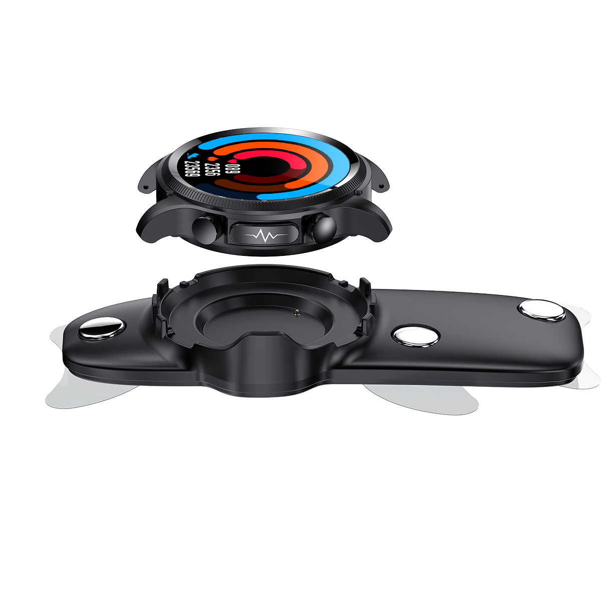 Laser Smart Watch for Oxygen, ECG, Temperature, Blood Pressure & Heart Rate Monitoring - Image 3