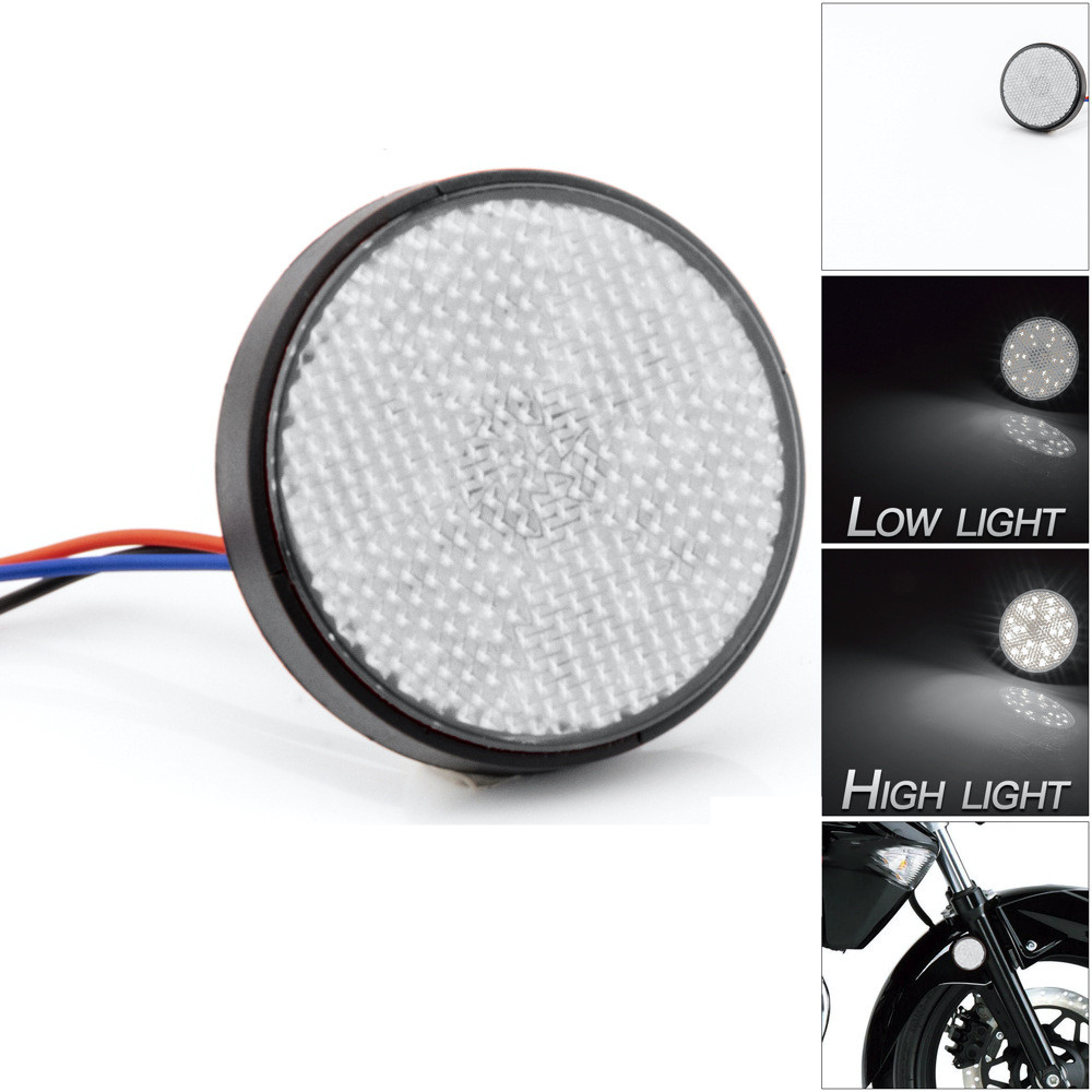 24LED Round Lattice Reflector for Enhanced Brake and Turn Signal Visibility - Image 5