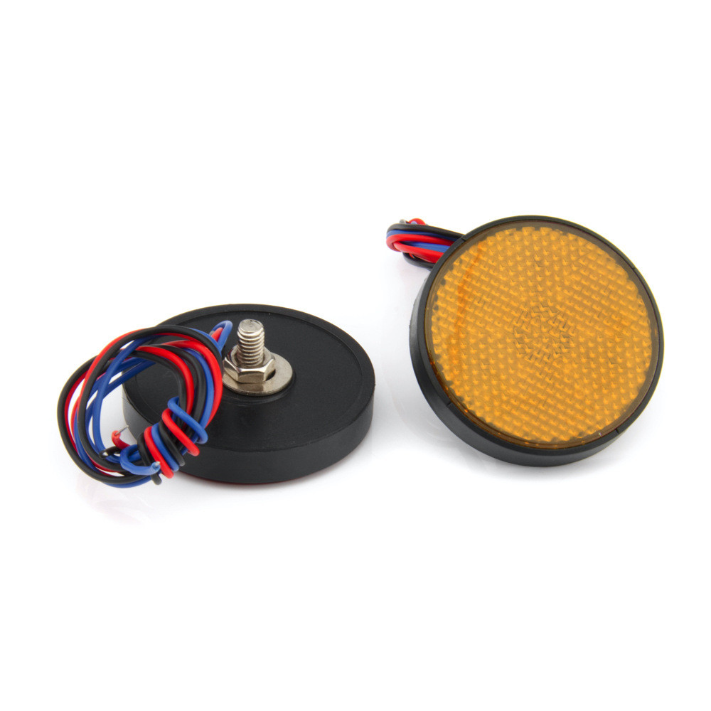 24LED Round Lattice Reflector for Enhanced Brake and Turn Signal Visibility - Image 6