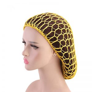 Ladies Hand-Crocheted Hair Net for Long Hair Care, Mesh Night Cap Bag