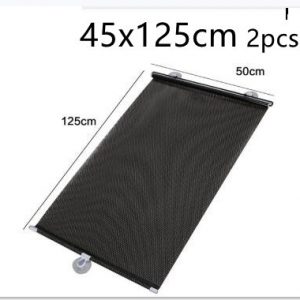 Retractable Automatic Sun Visor - Front & Rear Side Blinds for UV Protection