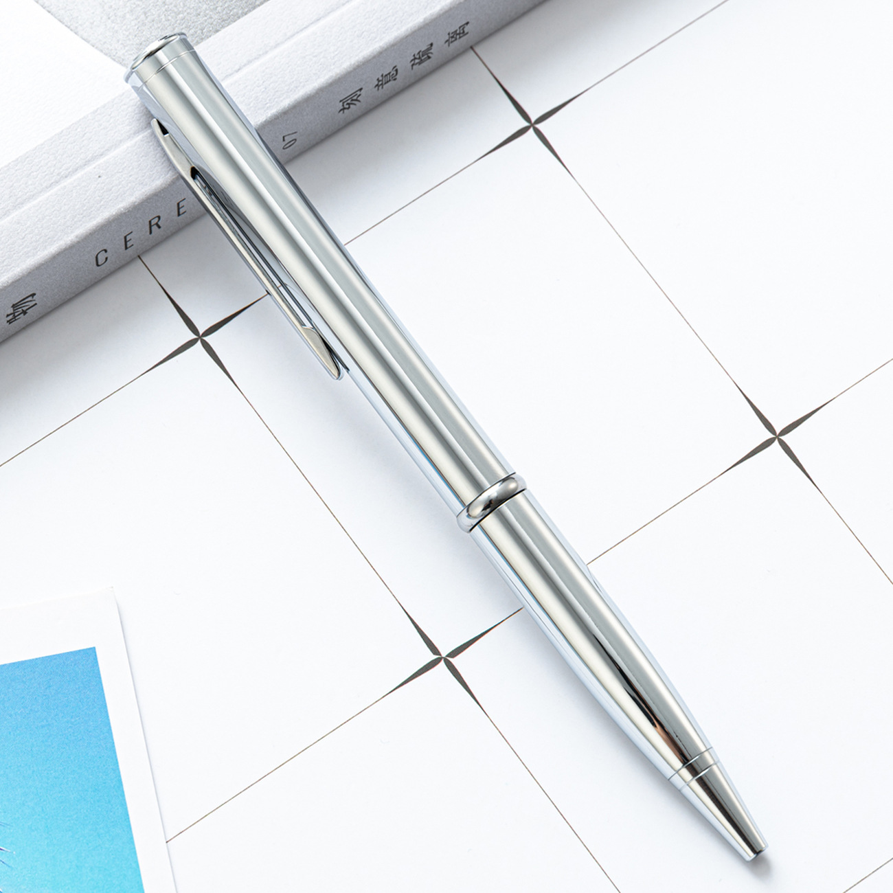 Tactical Outdoor Metal Knife Ballpoint Pen for Defense and Survival - Image 2