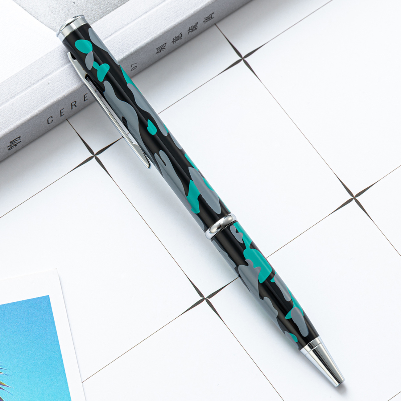 Tactical Outdoor Metal Knife Ballpoint Pen for Defense and Survival - Image 4