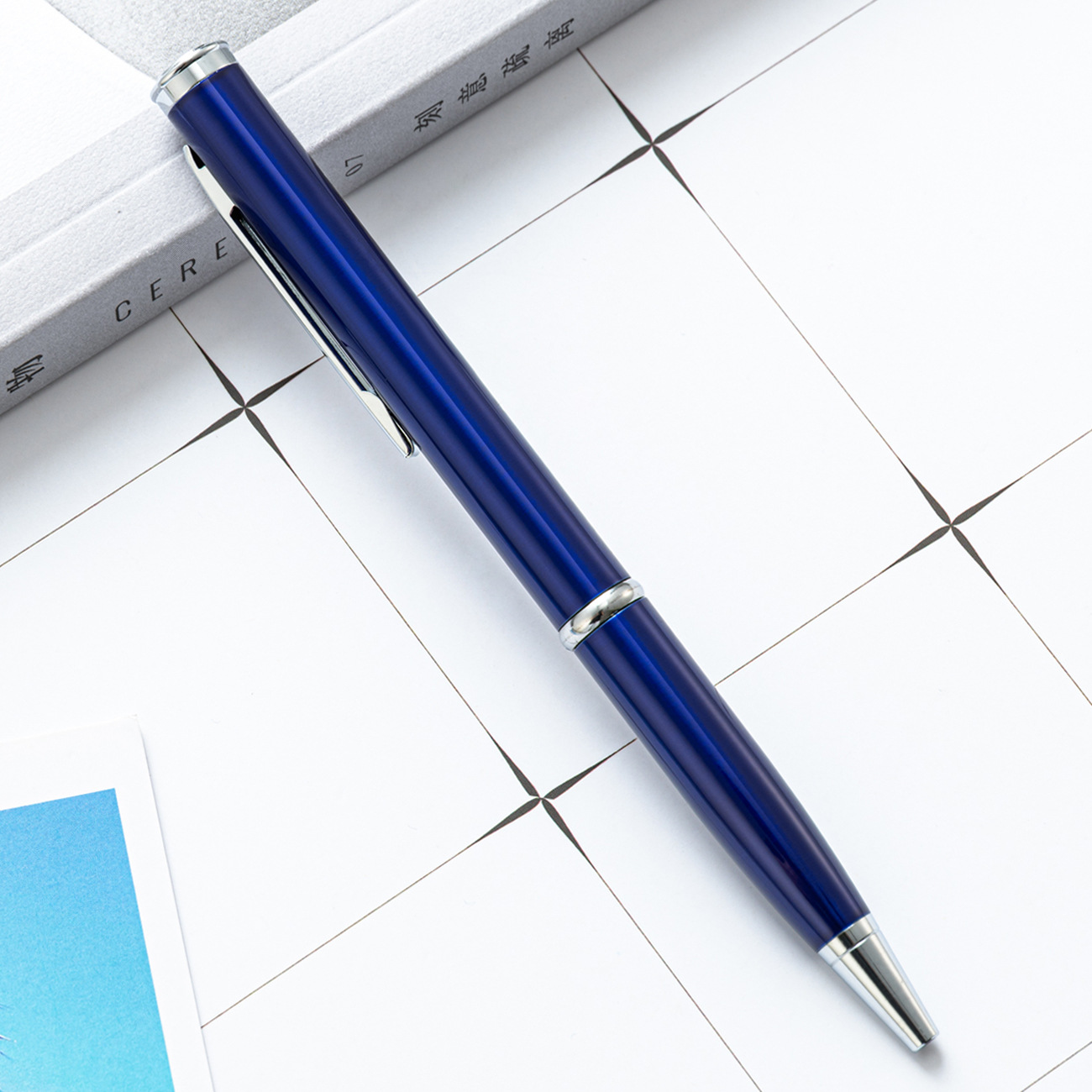 Tactical Outdoor Metal Knife Ballpoint Pen for Defense and Survival - Image 7