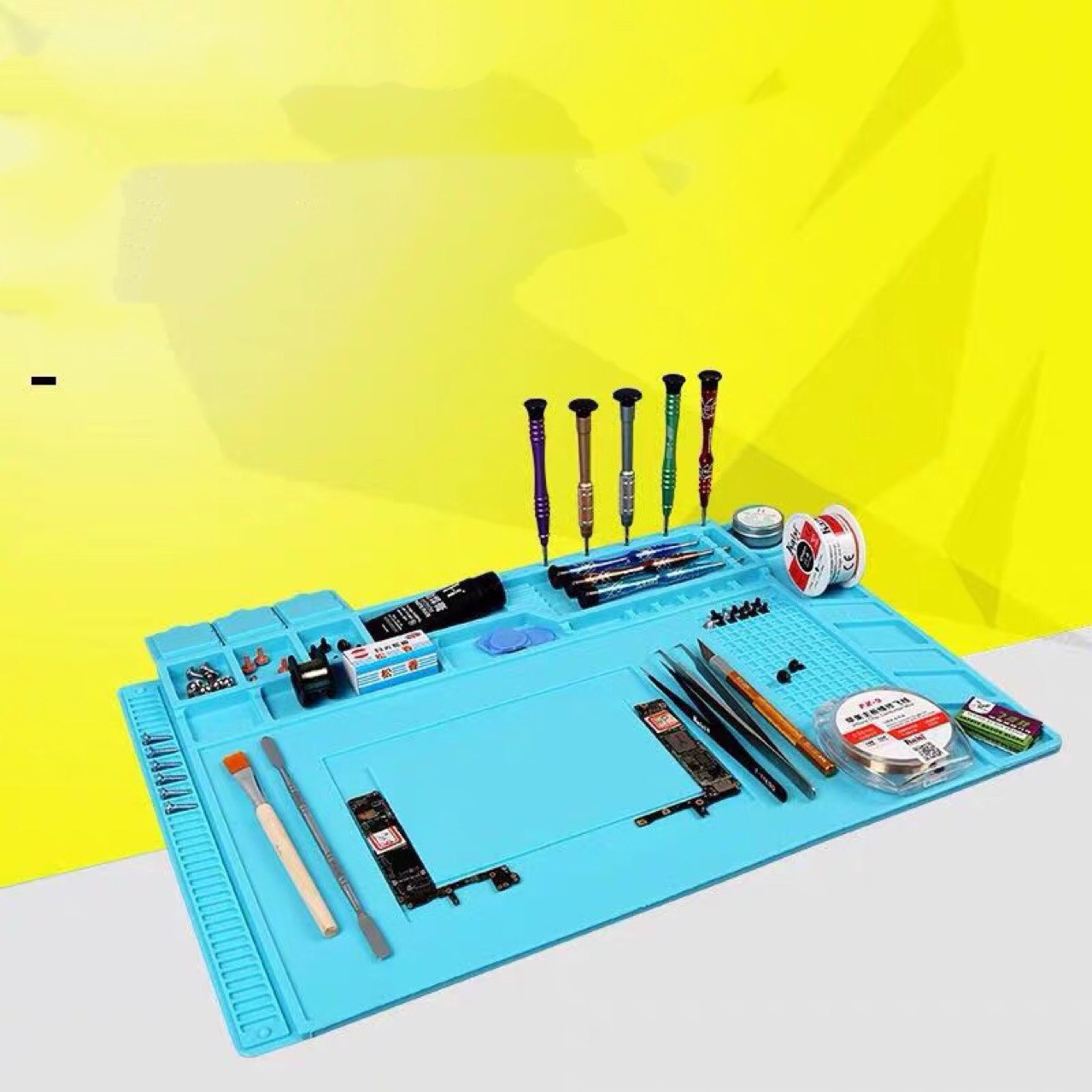 Mobile Phone and Computer Repair Magnetic Heat Insulation Work Mat - Image 2