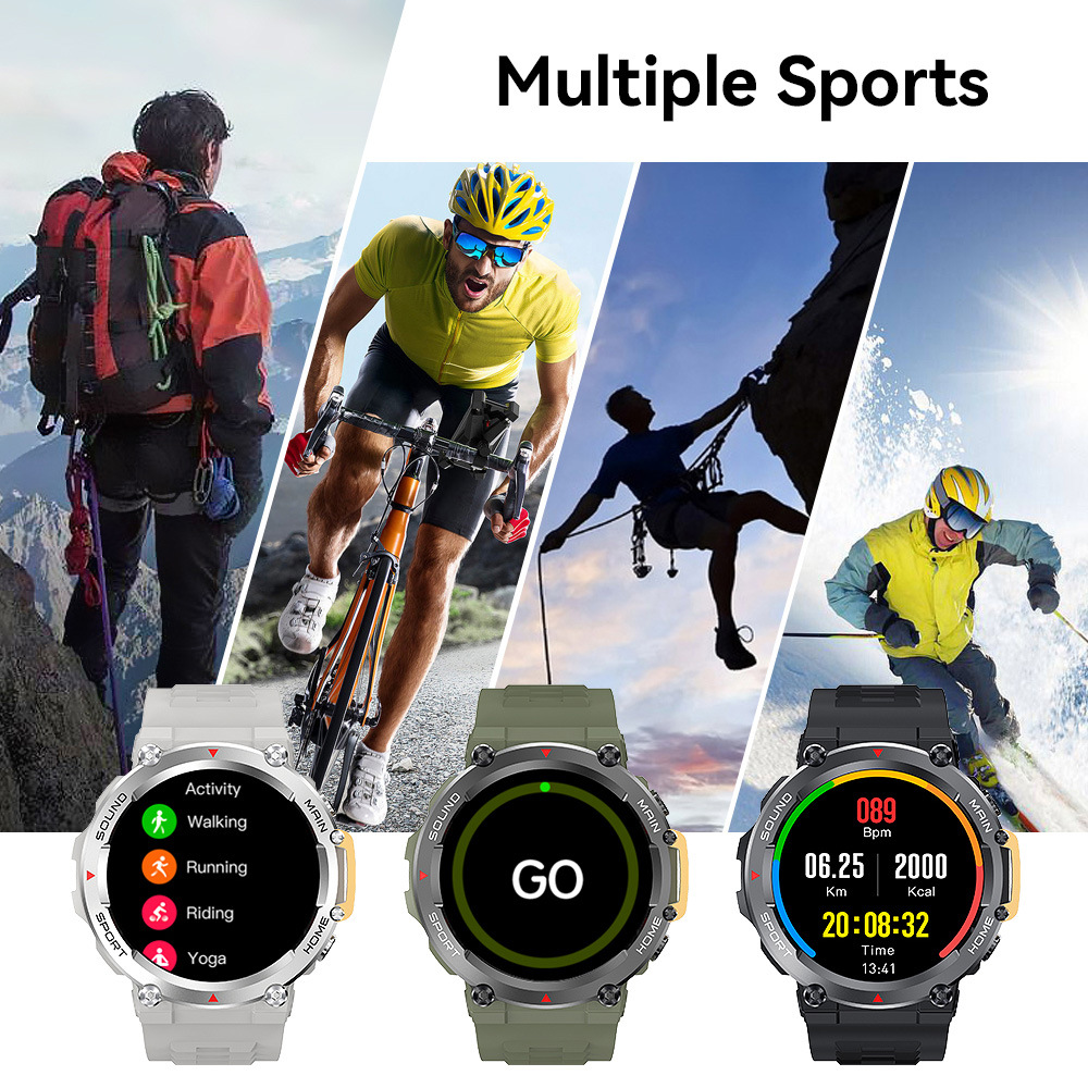 Fully Fit HD Round Screen IP68 Waterproof Smart Watch with 7-Day Battery Life & Wireless Charger APP - Image 2