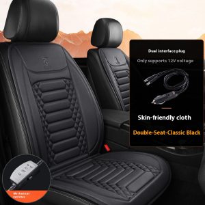 Cozy Winter Plush Electric Heated Car Seat for Ultimate Comfort