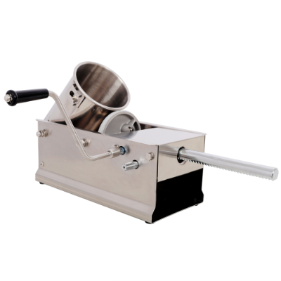 3L 7LBS Stainless Steel Horizontal Sausage Stuffer, Manual Sausage Maker with 4PCS Nozzles for Home & Commercial Use - Image 15