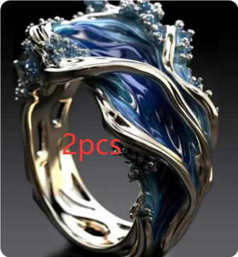 HAILANG Fashionable Diamond Resin Ring for Women – Stylish & Elegant