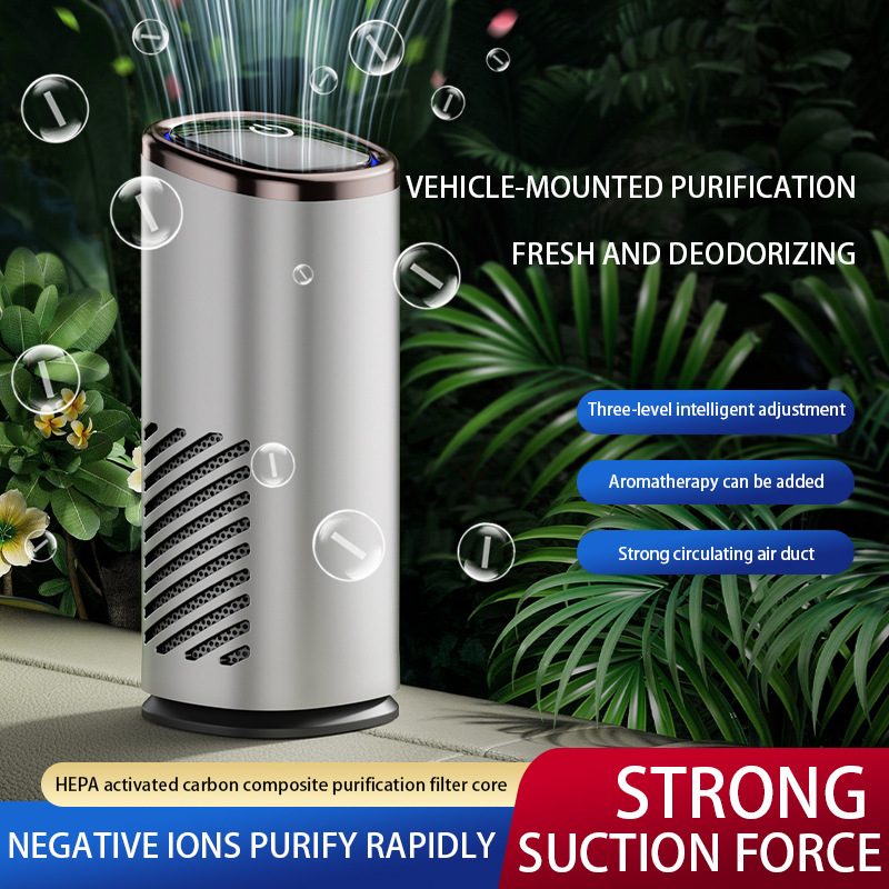 Mini Portable Anion Car Air Purifier - Efficient Air Purifier for Cars - Image 6
