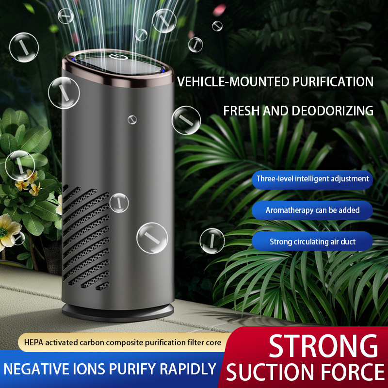Mini Portable Anion Car Air Purifier - Efficient Air Purifier for Cars - Image 7