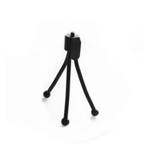 Apple-Compatible Small Iron Frame Mini Tripod - Desktop & Hose Tripod for Card Machines