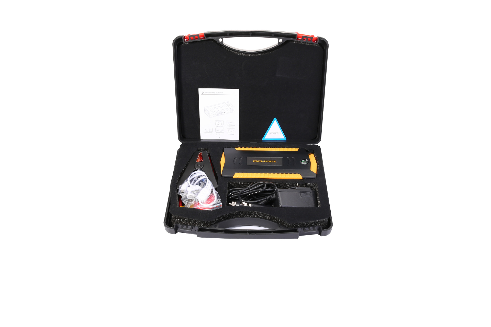 Versatile 12V Car Emergency Power Supply for Ignition & Mobile Charging