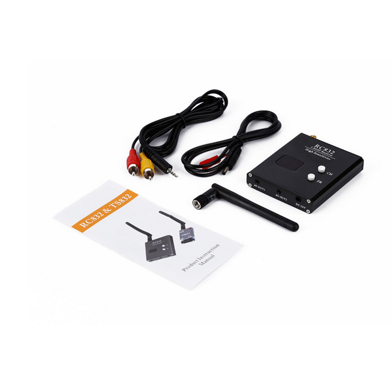 Rc832 5.8G 600mW 40 Frequency Genuine Aerial Photography Receiver for FPV Image Transmission with AV Output Support
