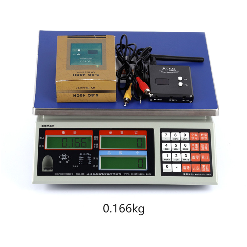 Rc832 5.8G 600mW 40 Frequency Genuine Aerial Photography Receiver for FPV Image Transmission with AV Output Support - Image 3