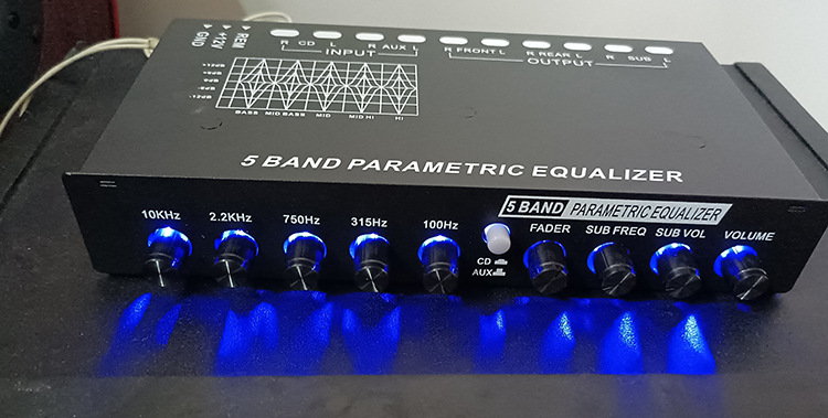 Car Audio Equalizer Tuning Frequency Divider Amplifier for Superior Sound - Image 4