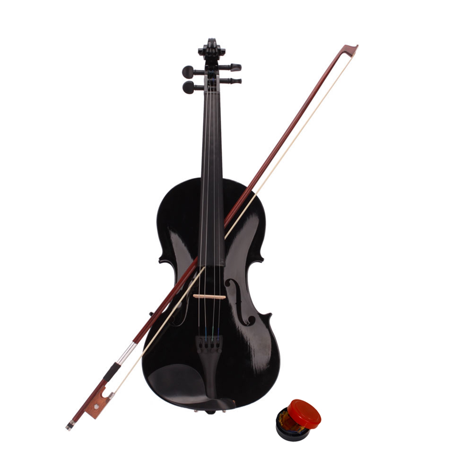 Premium Black Acoustic Violin - Exceptional Sound and Craftsmanship - Image 9
