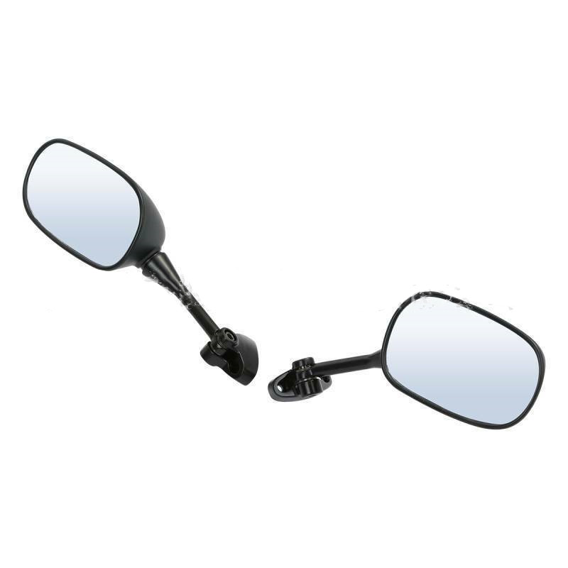 Black Plastic Rearview Mirror Reflector for Motorcycles - Enhance Visibility - Image 2
