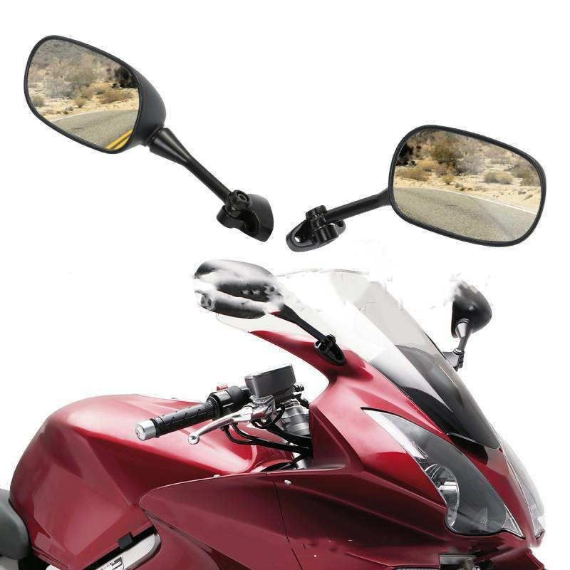 Black Plastic Rearview Mirror Reflector for Motorcycles - Enhance Visibility - Image 5