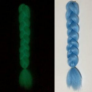 Star Fashion Glow-in-the-Dark Braid - Illuminate Your Style!