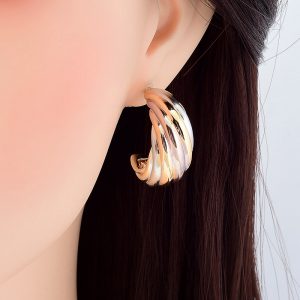 Minority Fashion Thread Simple Colorful Earrings for Trendy Style