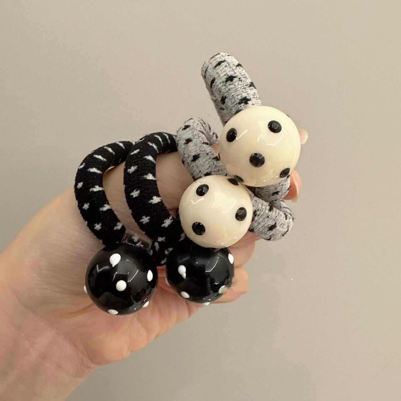 High Elastic Polka Dot Rubber Band - Seamless & Simple Design - Image 5
