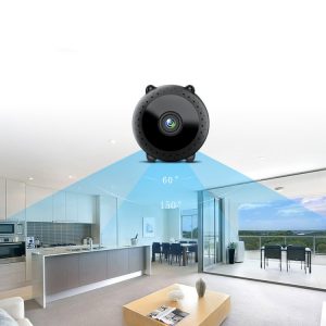 Wireless Mini USB 1080P Night Vision Baby Monitor - Home Security Surveillance Camera