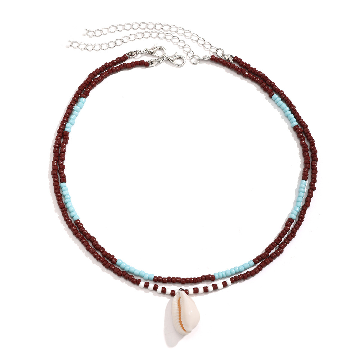 Handmade White Bead Clavicle Chain for Women - Elegant Beaded Jewelry - Image 8