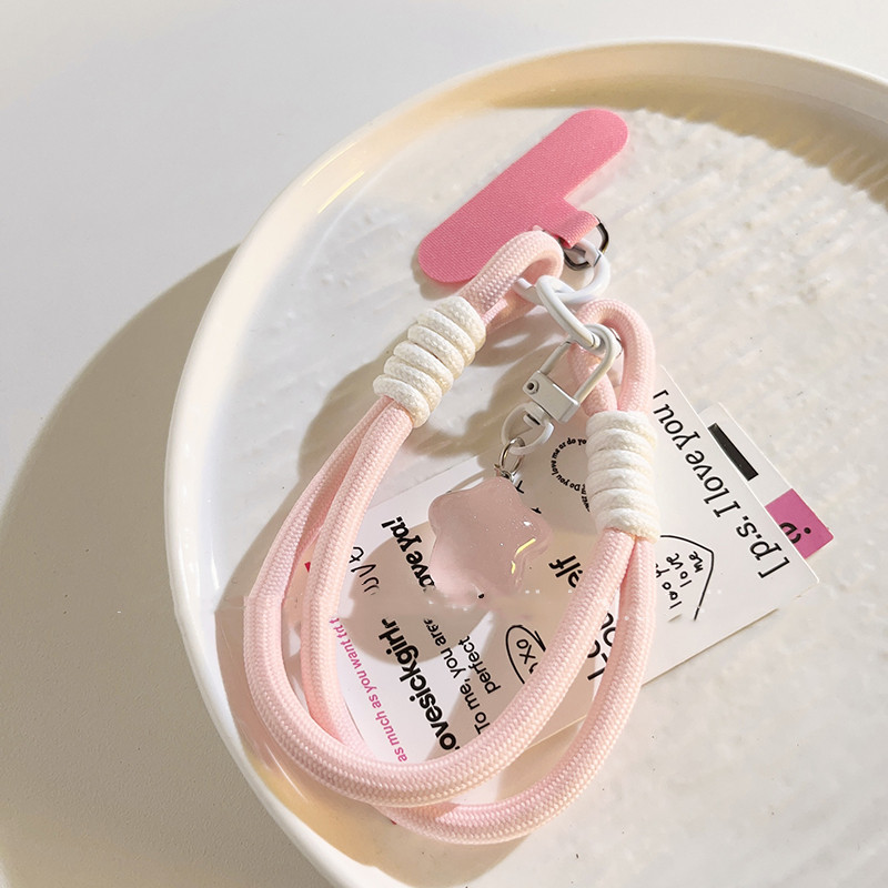 Cute Girl's Night Glow Fat Star Phone Chain - Adorable Little Pendant Handrope - Image 4