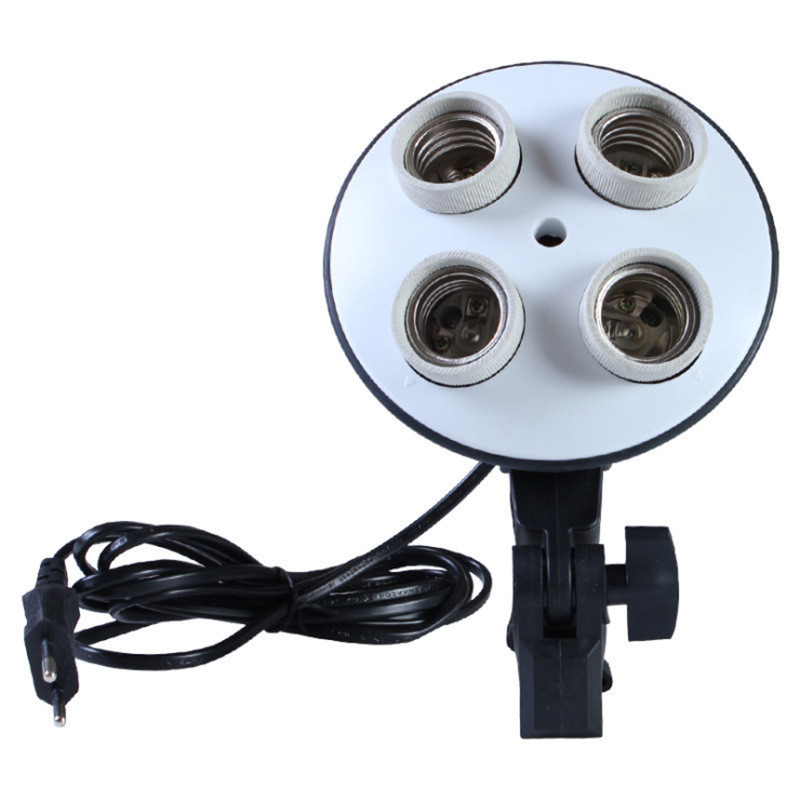 Ceramic Quadruple Lamp Holder for Studio Photography Lighting - Image 2