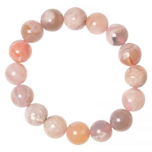 Cherry Blossom Agate Bracelet - Elegant Natural Stone Jewelry for All Occasions