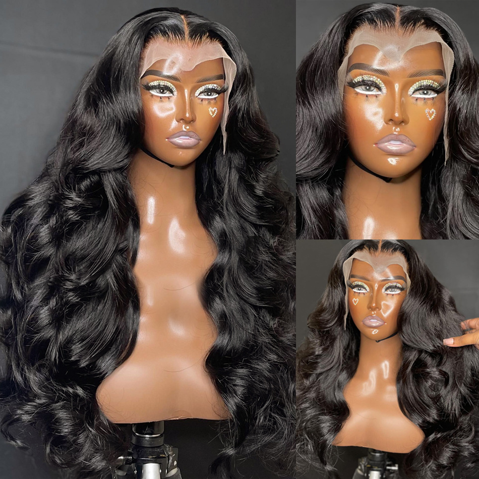 Long Black Curly Hair Former Lace Wig for Women - Stylish & Versatile - Image 2