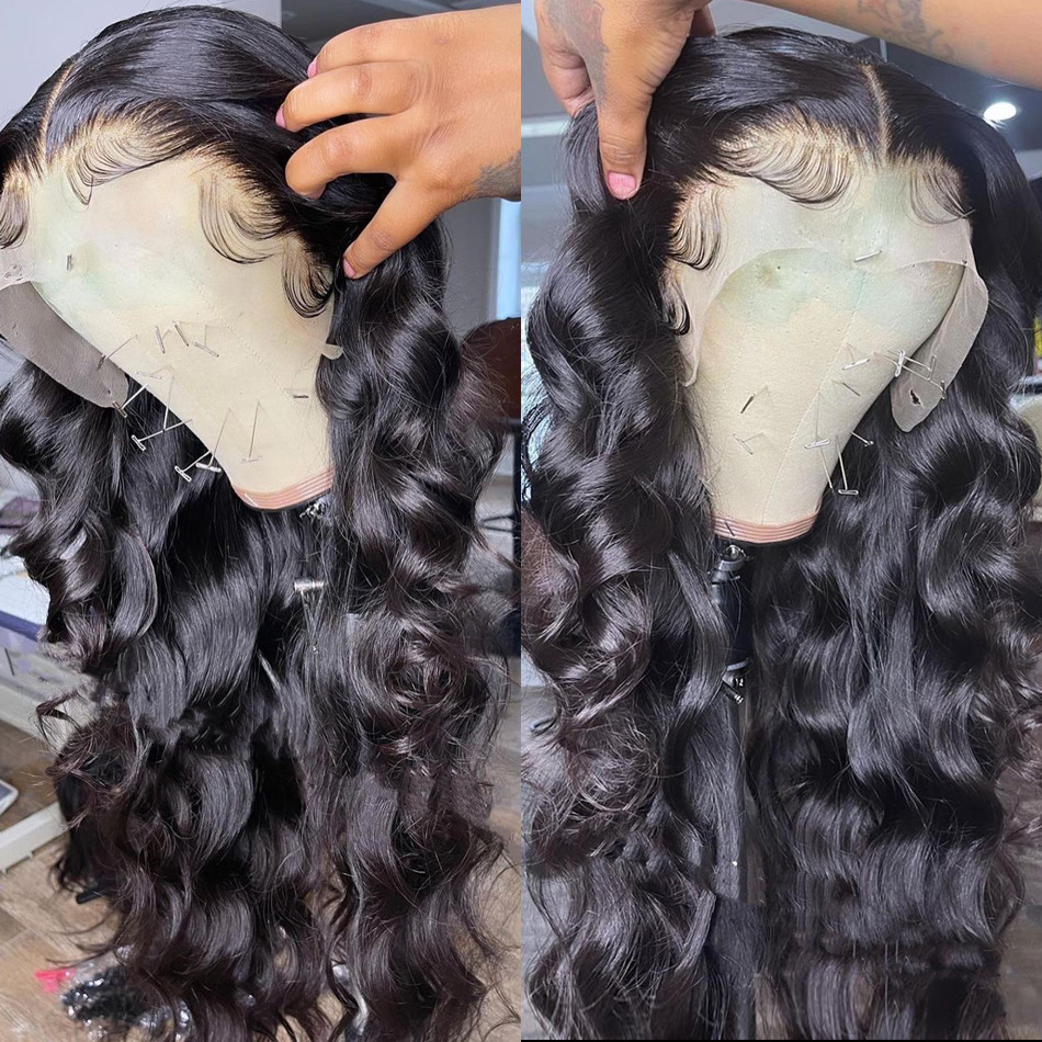Long Black Curly Hair Former Lace Wig for Women - Stylish & Versatile - Image 4