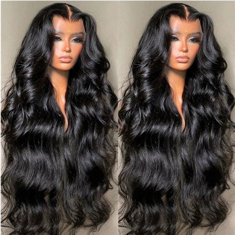 Long Black Curly Hair Former Lace Wig for Women - Stylish & Versatile - Image 6