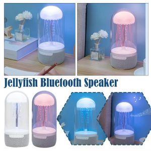 3-in-1 Colorful Jellyfish Lamp & Bluetooth-Compatible Speaker - Ellyfish Speaker with Lights for Home and Office