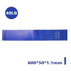 TPE Gradient Blue Yoga Squat Resistance Band for Hip Strengthening