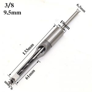 Woodworking Square Hole Drill & Square Tapper Tool for Precision Crafting