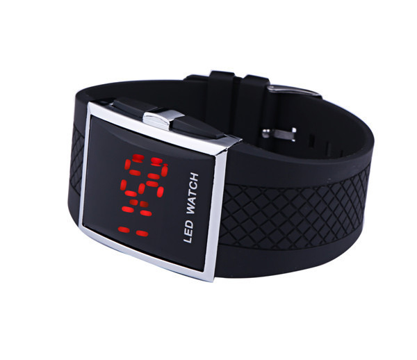 Unisex LED Digital Sports Wrist Watch for Men & Women - Casual White & Black Date Clock - Image 2