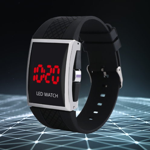 Unisex LED Digital Sports Wrist Watch for Men & Women - Casual White & Black Date Clock - Image 6