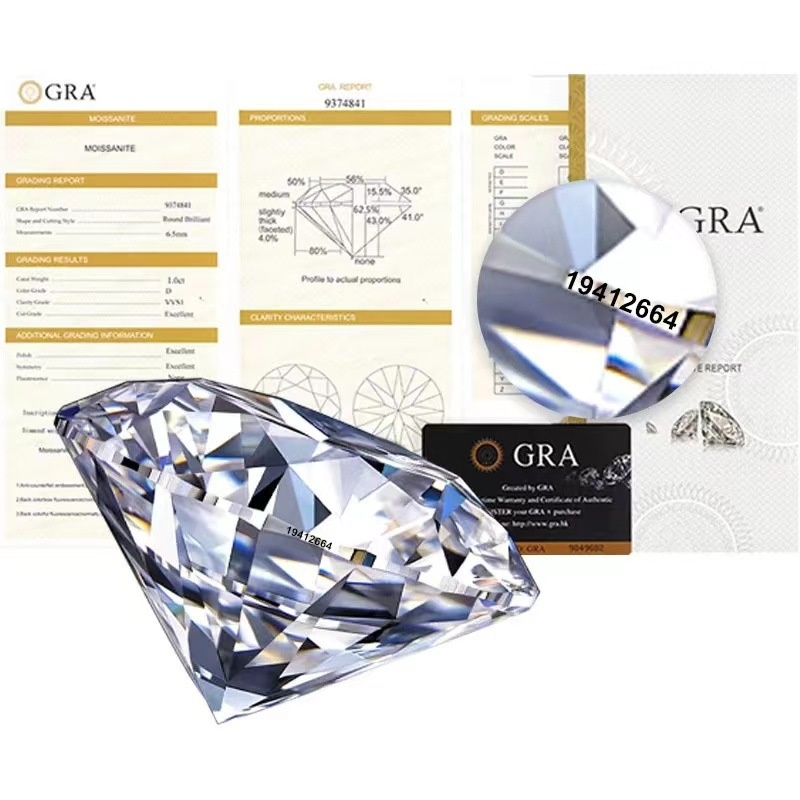 Versatile High-Quality Moissanite Six-Claw Pendant Clavicle Chain 925 Silver Necklace for Women - Image 2