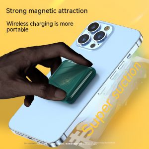 Ultra-Thin 10000 MA Compact Power Bank - Wireless Fast Charging Portable Smart Universal