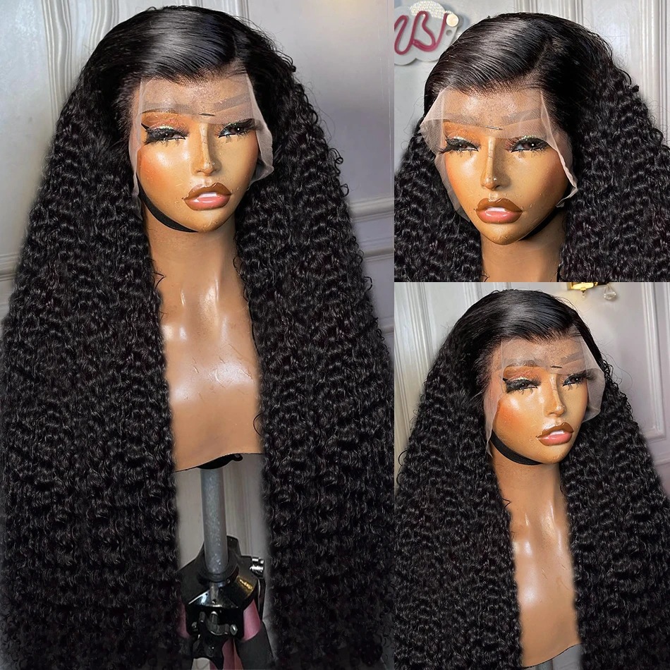 13x6 Front Lace Wig for Women - Medium Long Curly Hair Cover - Image 9