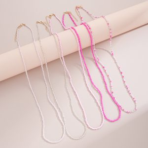 5-Piece Bead Elastic Beaded Waist Decoration Set for Stylish Outfits