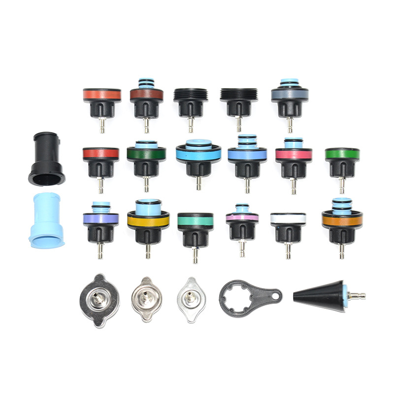 28pc Master Cooling System Radiator Pressure Tester with Vacuum Purge & Refill Kit - Image 4