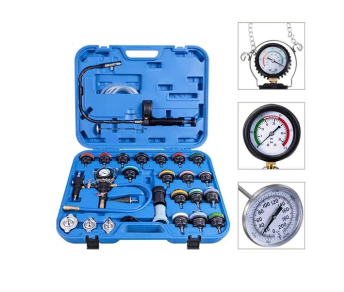 28pc Master Cooling System Radiator Pressure Tester with Vacuum Purge & Refill Kit - Image 5