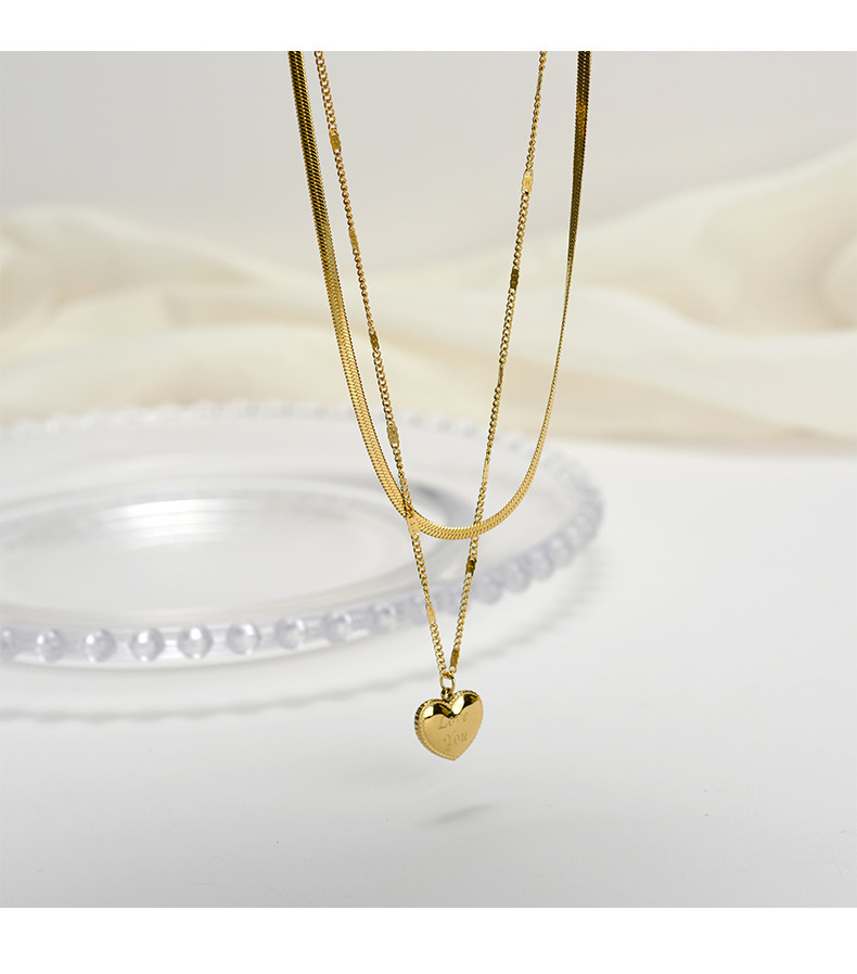 Double-layer Letter LOVE Necklace for Women - Stylish & Trendy Accessory - Image 6