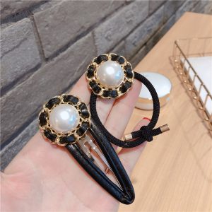 Spring Fragrance Pearl Hair Clip - Stylish Hair Trim Clip for Students - Perfect Bangs Accessories